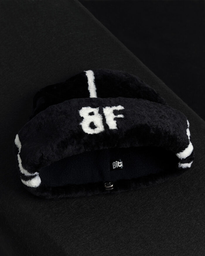 Шапка с подворотом из меха овчины "BF" — изображение 4