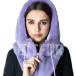 Капюшон из норки
