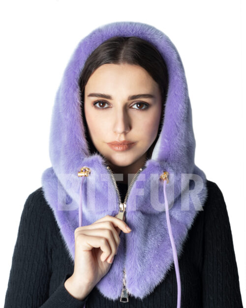Капюшон из норки