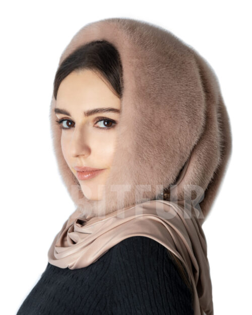 Платок капор из норки